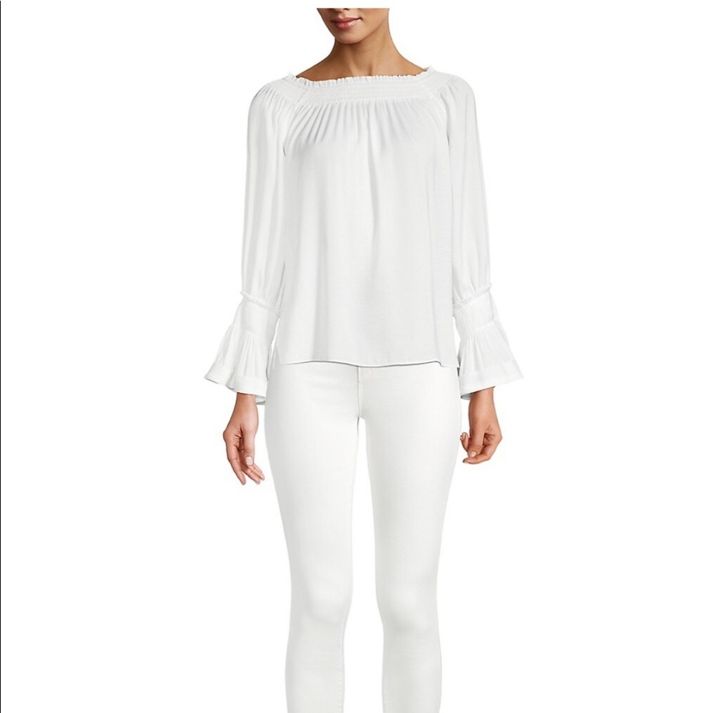 NWT Ungaro Daryn Smocked Blouse